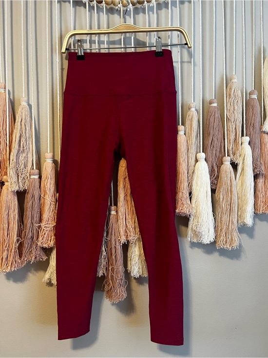 Beyond Yoga Pants - Beyond Yoga Deep Burgundy High-Waist Leggings size M